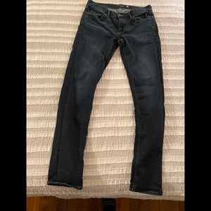 Men’s 32 x 34 Banana Republic dark wash skinny jeans